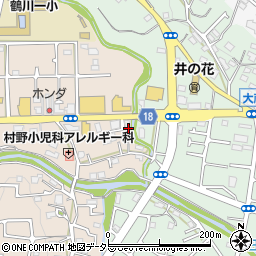東京都町田市野津田町1208周辺の地図