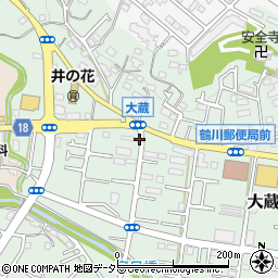 東京都町田市大蔵町504周辺の地図