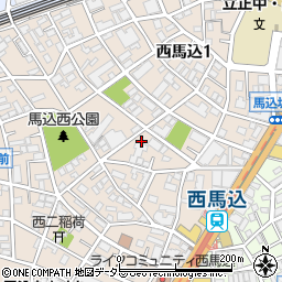 東京都大田区西馬込周辺の地図