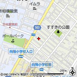 神奈川県相模原市中央区すすきの町11周辺の地図