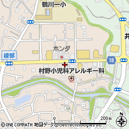 東京都町田市野津田町1082-1周辺の地図