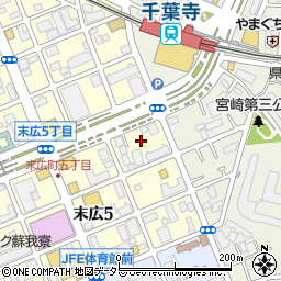 千葉県千葉市中央区末広5丁目4周辺の地図