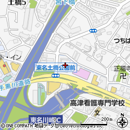 東名川崎物流センター周辺の地図