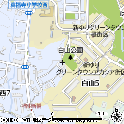柿生新橋町会会館周辺の地図