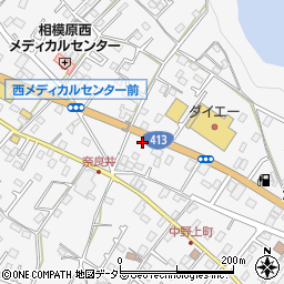 神奈川県相模原市緑区中野1344-2周辺の地図