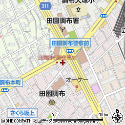 東京都大田区田園調布本町50周辺の地図