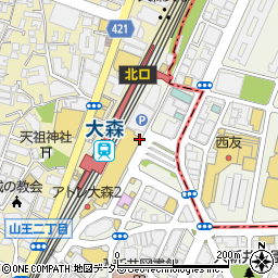 株式会社山形屋海苔店　大森とうきゅう店周辺の地図