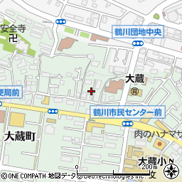 東京都町田市大蔵町1976周辺の地図