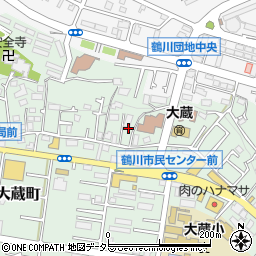 東京都町田市大蔵町1977周辺の地図
