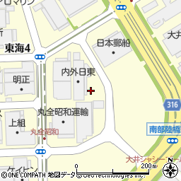 東京都大田区東海4丁目周辺の地図