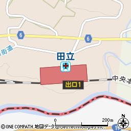 ＪＡ木曽田立製茶工場事務所周辺の地図