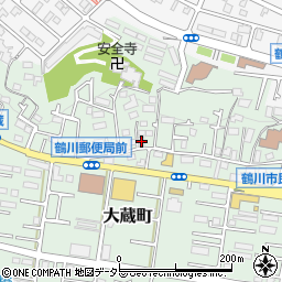 東京都町田市大蔵町1887周辺の地図