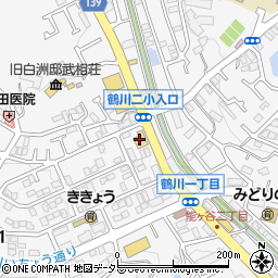 ミニコープ鶴川店周辺の地図