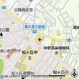 トップマート松ヶ丘店周辺の地図
