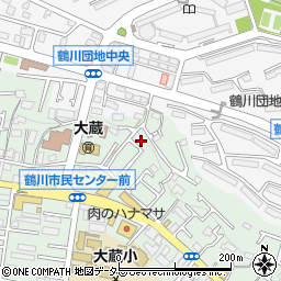 東京都町田市大蔵町2032-20周辺の地図