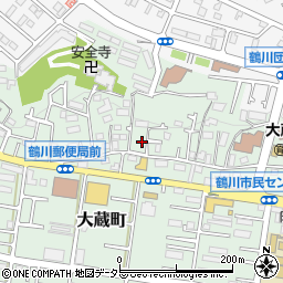 東京都町田市大蔵町1889周辺の地図