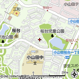 東京都町田市小山田桜台1丁目7周辺の地図