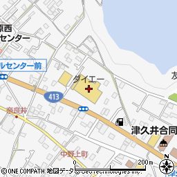 ダイエー津久井店周辺の地図