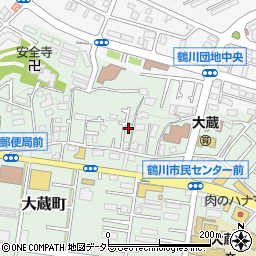 東京都町田市大蔵町1902周辺の地図