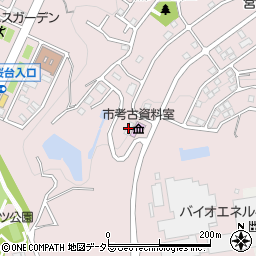 町田市考古資料館周辺の地図