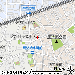 東京都大田区西馬込2丁目12-15周辺の地図