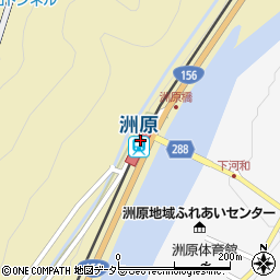 岐阜県美濃市周辺の地図