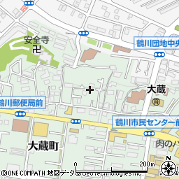 東京都町田市大蔵町1904周辺の地図