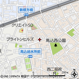 東京都大田区西馬込2丁目13-5周辺の地図