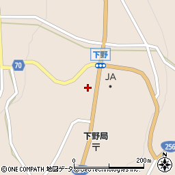 中津川市役所　家畜診療所周辺の地図