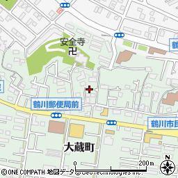 東京都町田市大蔵町1886周辺の地図