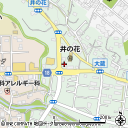東京都町田市大蔵町549周辺の地図