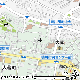 東京都町田市大蔵町1975周辺の地図