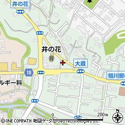 東京都町田市大蔵町529周辺の地図