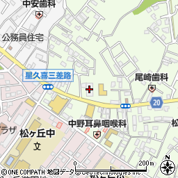 千葉銀行松ヶ丘支店 ＡＴＭ周辺の地図