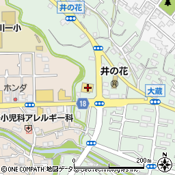 東京都町田市大蔵町557周辺の地図