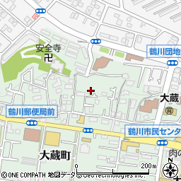 東京都町田市大蔵町1895周辺の地図