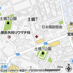 東京電力土橋変電所周辺の地図