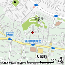 東京都町田市大蔵町1777周辺の地図