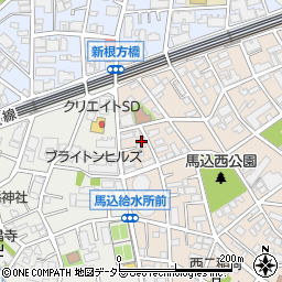 東京都大田区西馬込2丁目12-13周辺の地図