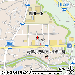 東京都町田市野津田町1106周辺の地図