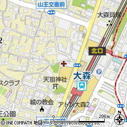 バーミヤン大森駅前店周辺の地図