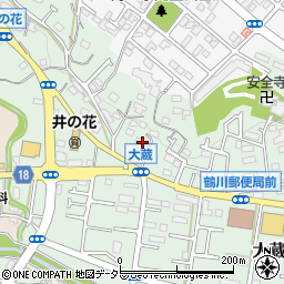 東京都町田市大蔵町1761周辺の地図