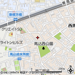 東京都大田区西馬込2丁目9周辺の地図