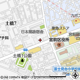 クリエイトＳＤ川崎宮前区役所前店周辺の地図