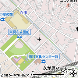 東京都大田区南雪谷5丁目周辺の地図