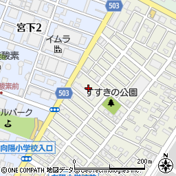 神奈川県相模原市中央区すすきの町19周辺の地図