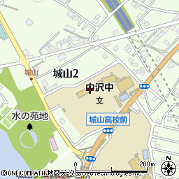 相模原市立中沢中学校周辺の地図