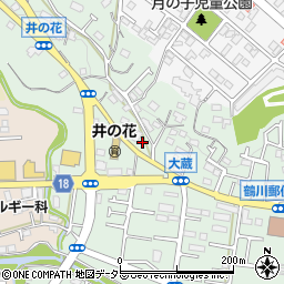 東京都町田市大蔵町1428周辺の地図