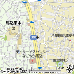 すき家環七山王店周辺の地図