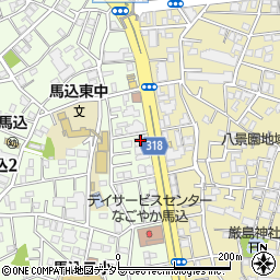 ミドリ安全株式会社　城南支店周辺の地図